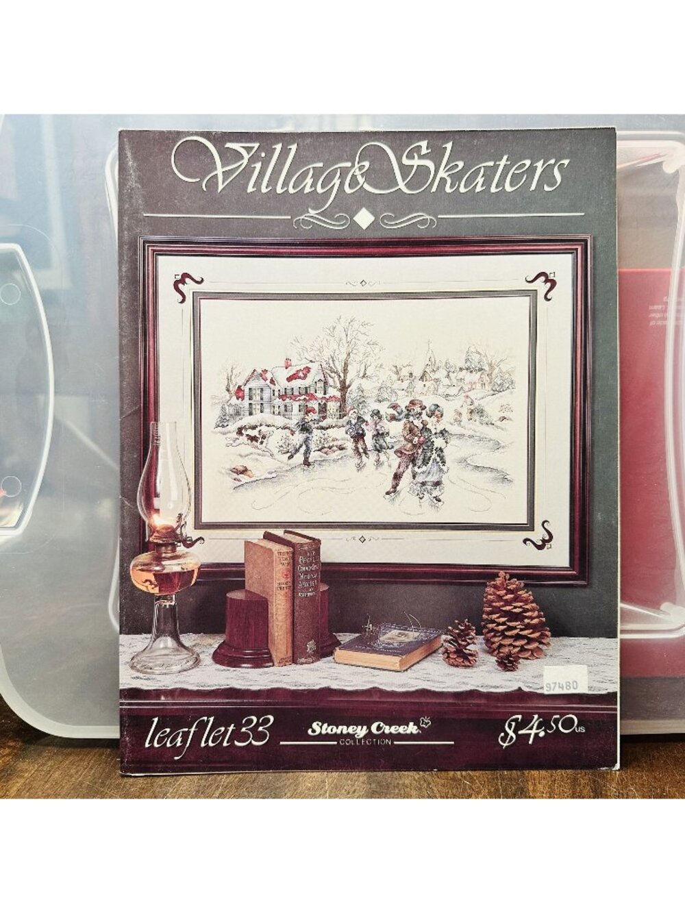 Village Skaters Cross-Stitch Pattern Leaflet 33 By Stoney Creek Collection